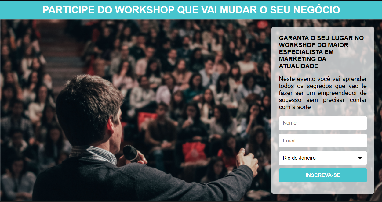 print da página de captura
